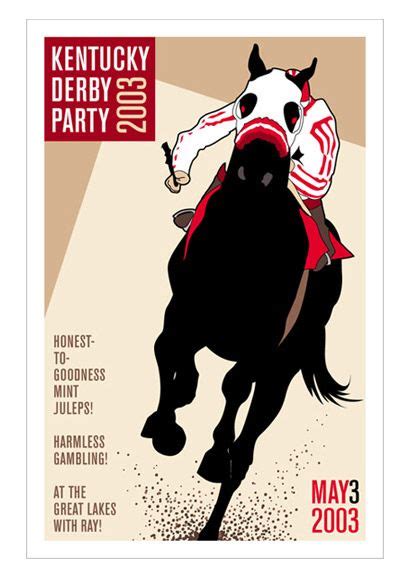 poster derby party kentucky derby kentucky derby party
