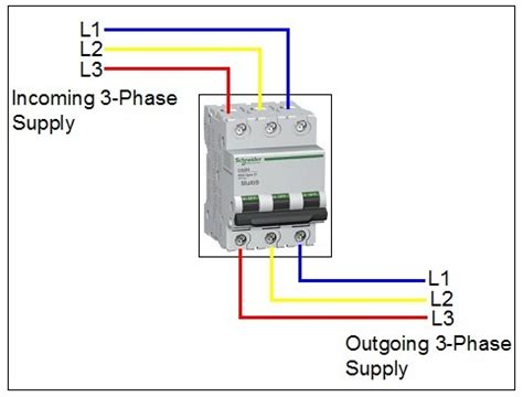 circuit breaker connection diagram