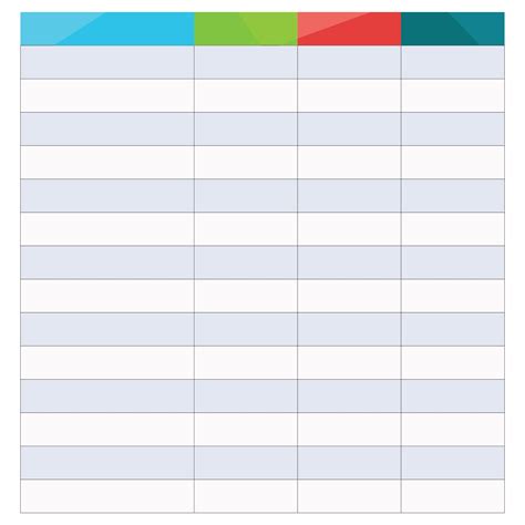 printable  column spreadsheet printable templates
