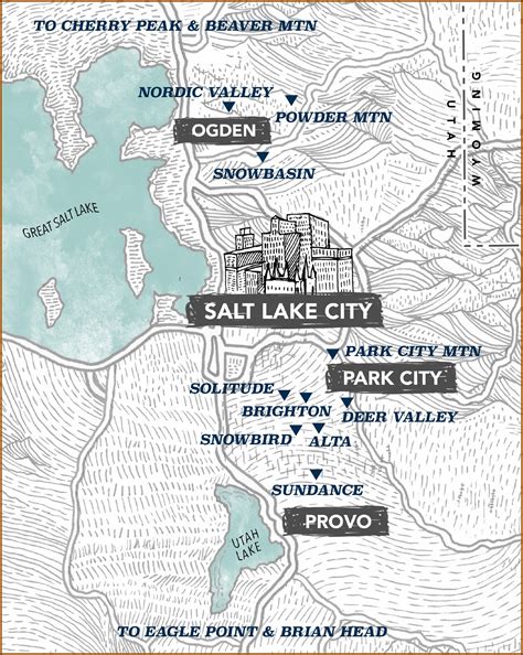 ski resorts  utah map map resume examples xvxzqly