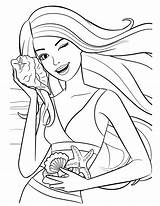 Barbie Pages Coloring Face Beach Choose Board Printable Colouring sketch template