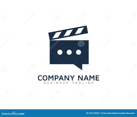 video icon logo design element stock vector illustration  logo