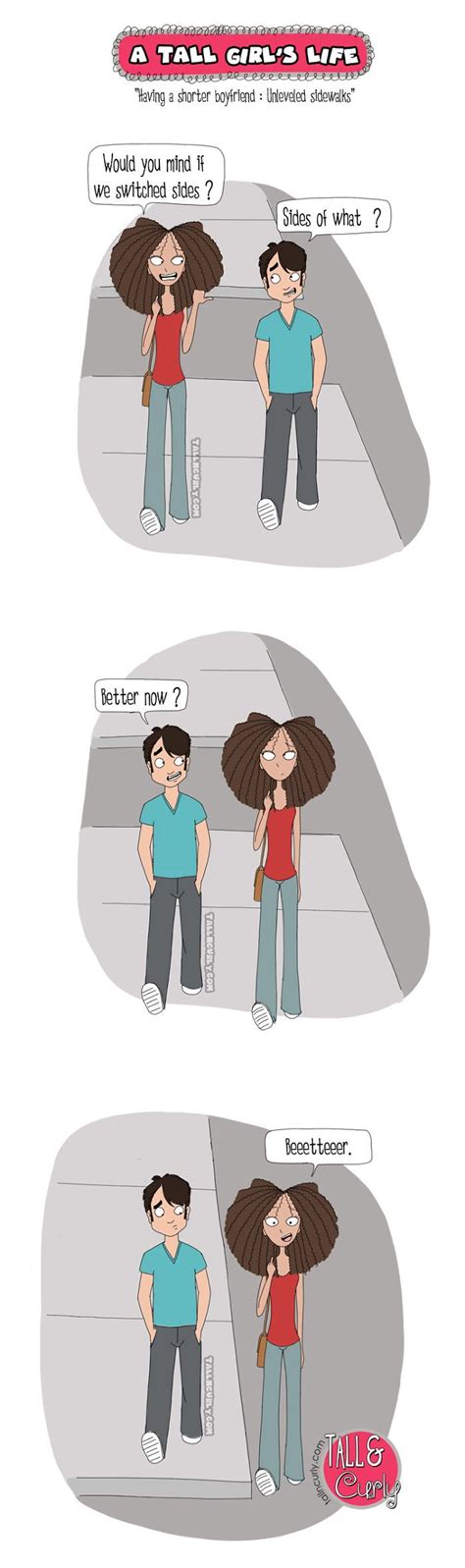i draw comics about my life and the struggles of being a tall girl 30