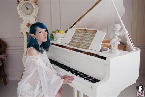 Wallpaper Colorfoxx Suicide Girls Tattoo Blue Hair