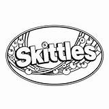 Skittles Coloring Thebest sketch template