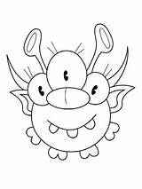 Monstre Monstres Coloriages Jeuxetcompagnie sketch template