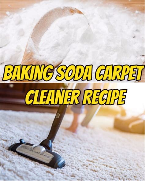 baking soda carpet cleaner recipe baking soda   diy home remedies
