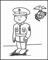Coloring Sheets Usmc Marines sketch template