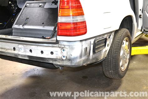 mercedes benz  rear bumper removal    class pelican parts diy maintenance article