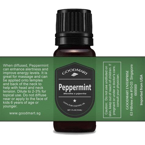 peppermint essential oil goodmart