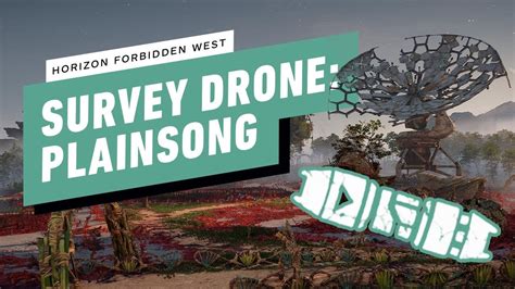 horizon forbidden west gameplay walkthrough survey drone plainsong solution youtube