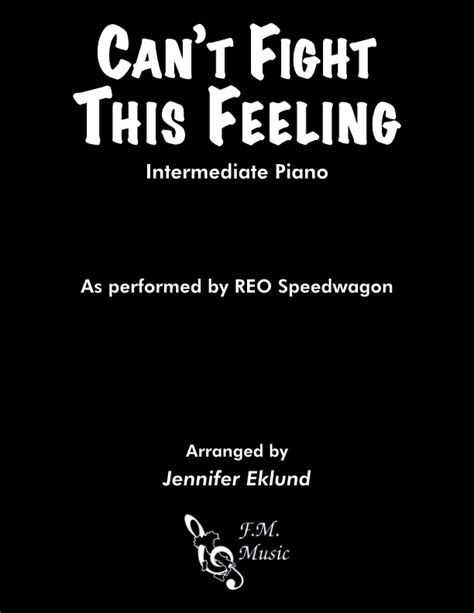 fight  feeling intermediate piano  reo speedwagon fm sheet  pop