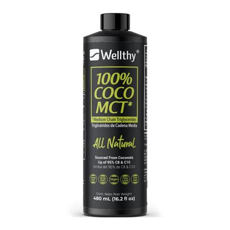 mct oil 100 natural 95 en c8 y c10 480 ml 32 días de porciones