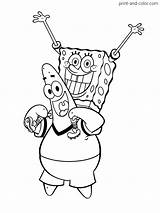 Spongebob Squarepants Ausmalbilder Colorare Patricio sketch template