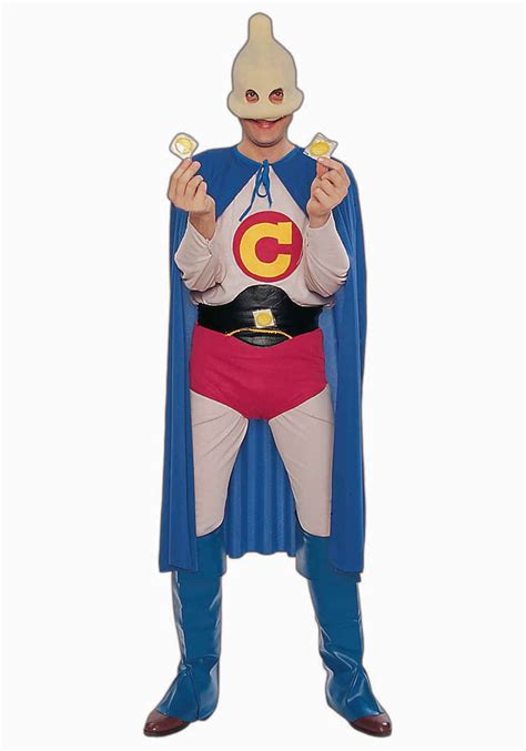 adult captain condom costume