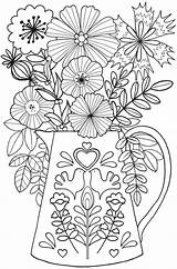 Coloring Pages Flower Dover Publications Para Book Flores Doverpublications Adult Colorir Desenhos Books Welcome Color Bliss Flowers Mandalas Printable Adultos sketch template
