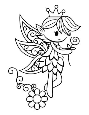 printable fantasy coloring pages