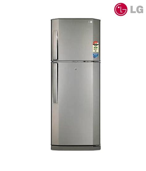 lg gl vvg double door  ltr refrigerator silver ultima price  india buy lg gl vvg