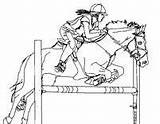 Cheval Saute Pferde Obstacle Saut Chevaux Ausmalbilder Colorir Cavalli Cavalos Desenhos Paarden Ausdrucken Springen Kleurplaten Salto Adulte Adultos Horses Springreiten sketch template