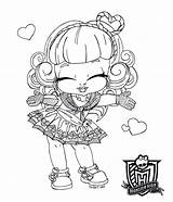 Monster High Coloring Pages Printable Babies Scribblefun sketch template
