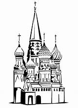 Cathedral Basils Basil Kremlin Helper Homeschool Rusia sketch template