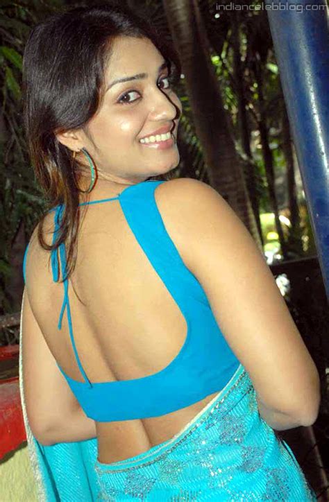nikita thukral tollywood event  hot backless saree stills indiancelebblogcom