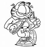 Garfield sketch template