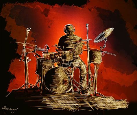 pin  michael lynn  drums drummers drumming musical art drums