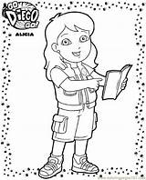 Diego Go Coloring Pages Printable Book Color Cartoons Adiboo Kids Sheets Print Fun Popular sketch template