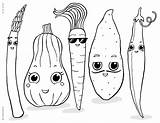 Coloring Pages Kids Veggies Printable Thanksgiving Adults Cute Vegetables Kawaii Harvest Specifically Drawn Friendly Kid Many Were These But Hands sketch template