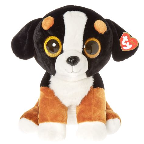 ty beanie boo large roscoe  dog plush toy claires