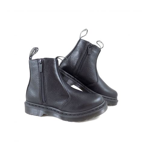 dr martens  wzips ankle boots  black leather rubyshoesday