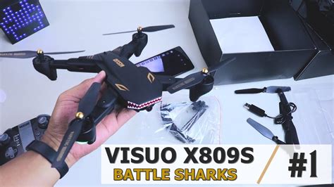 drone visuo terbaru siap terbang  visuo xss battle sharks unboxing part  youtube