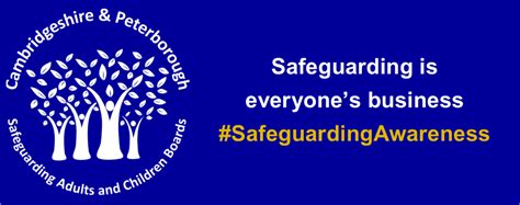 Safeguarding Awareness Month Cambridgeshire And