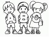 Coloring Pages Abc Kids Education Coloringonly Old Learning sketch template