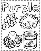 Purple Pages Coloring Preschool Kindergarten Color Letters Gearing Readiness Template Match Lion Beginning Alphabet Practice Students sketch template