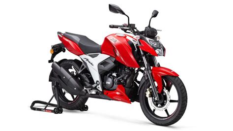 updated tvs apache rtr   launched  rs  lakh  lighter