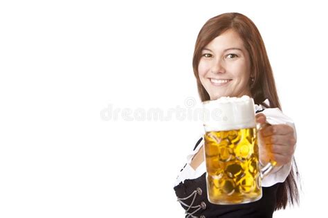 Dirndl Beer Oktoberfest Stock Image Image Of Culture