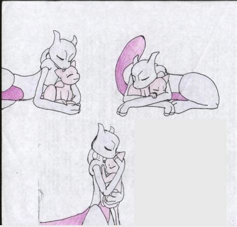 Mew And Mewtwo Poses1 By Almightytallestvoldy On Deviantart
