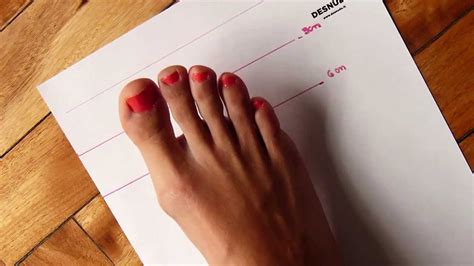 cómo medir tus pies youtube