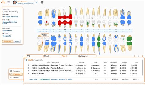 dental charting software curve dental