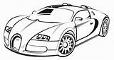 Bugatti Chiron Coloring Pages Printable Color Getcolorings Print sketch template