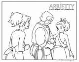 Arrietty Colouring Coloriages Chapardeurs Arietty sketch template
