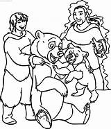 Coloring Pages Bear Family Brother Disney Wecoloringpage sketch template