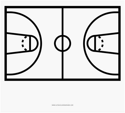 basketball court coloring page   gambrco