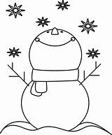 Snowman Snowflakes Clip Clipart Catching Snow Winter Snowflake Christmas Face Cute January House Holiday Outline Usa Mycutegraphics Cliparts Pages Library sketch template