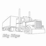 Coloring Pages Truck Rig Kenworth Big W900 Choose Board Trucks Kids Momjunction sketch template