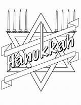 Coloring Hanukkah Pages Sheets Season Seasonal sketch template