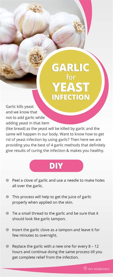 rid  yeast infection  garlic