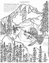 Coloring National Park Pages Yellowstone Parks Color Amazon Book Mount Ca Getdrawings Rainier Books Colouring Drawings sketch template